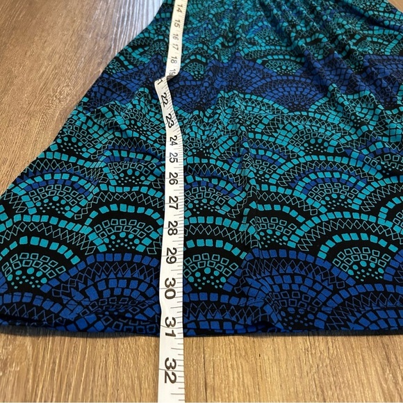 Y2K Candies Blue and Black Patterned Jeweled Mini Racerback Club Summer Dress - Picture 6 of 7